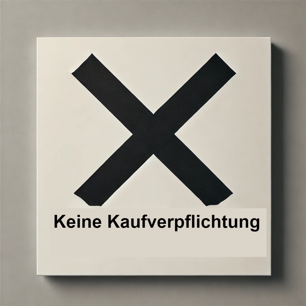Keine Kaufverpflichtung